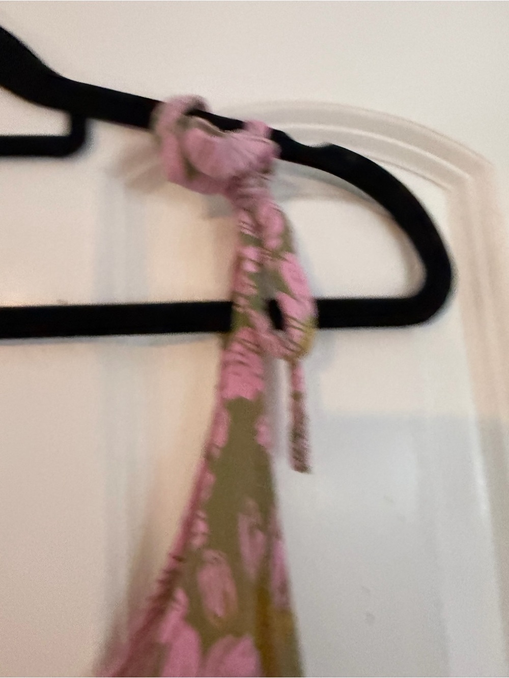 Kate Quinn Floral Tie-Shoulder Maxi Dress - Pink & Olive - Picture 4 of 6
